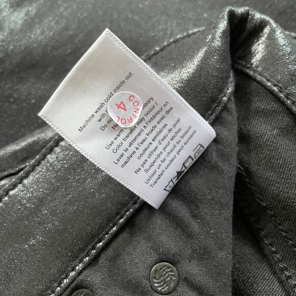 rag & bone Casey Coated High Rise Ankle Flare Jeans, NWOT - Picture 9 of 13